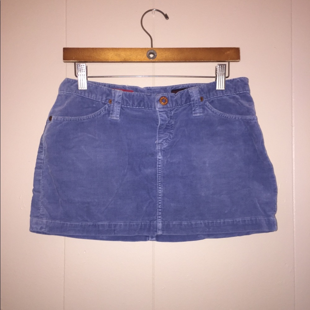 Vintage Corduroy Jean Skirt